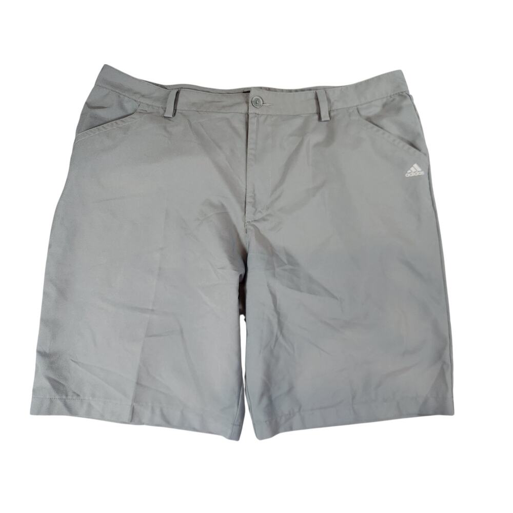 Adidas Gray Golf Shorts Men’s Size 38 Lightweight Performance Casual